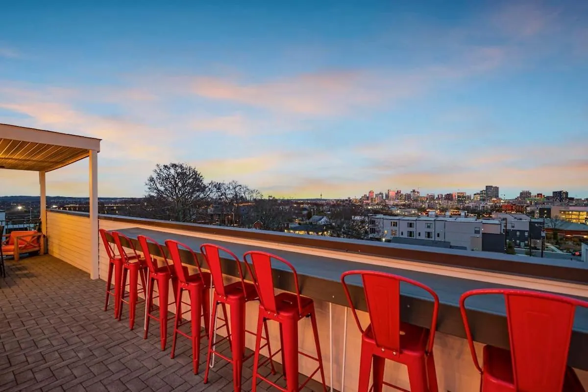 Tatil Evi New Nashvegas Downtown Rooftop City Views 13Beds Nashville