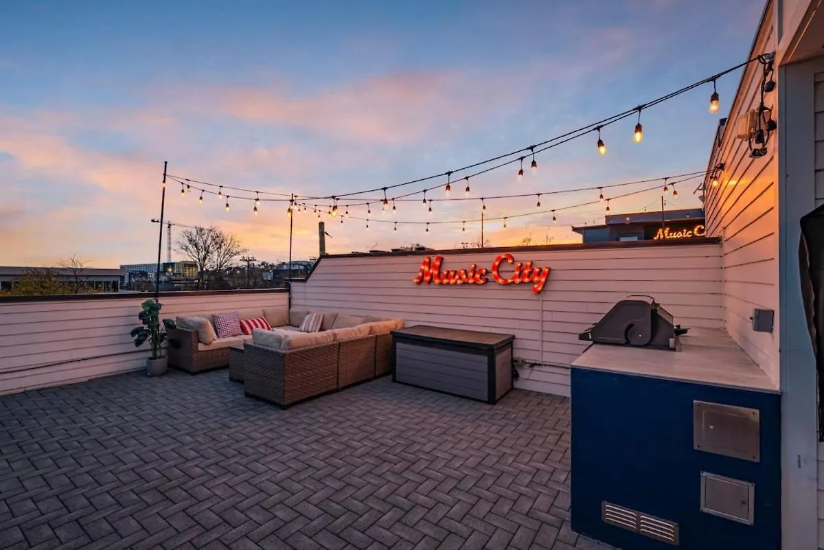 New Nashvegas Downtown Rooftop City Views 13Beds Нэшвилл США